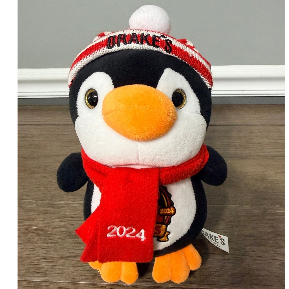 Drake's 2024 Holiday Penguin‎ Plush